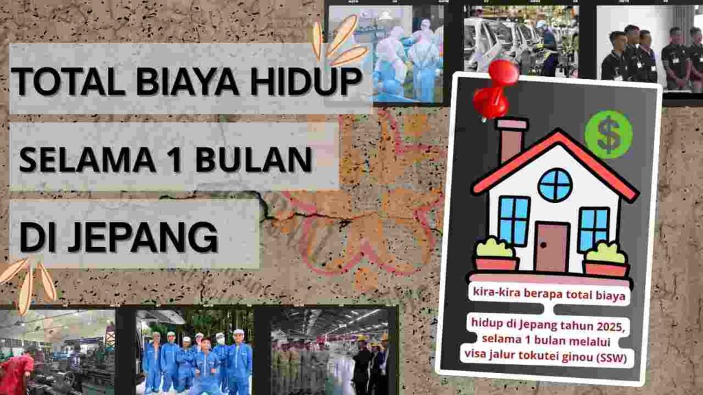 Total Biaya Hidup di Jepang 2025 Selama Satu Bulan